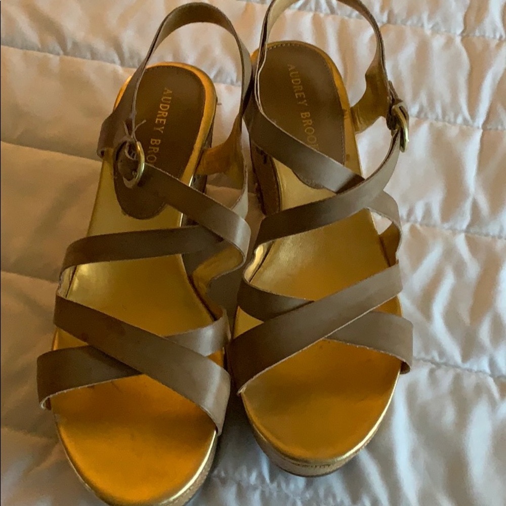 Audrey Brooke wedge sandal